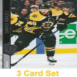 David Krejci Hockey Card Collection